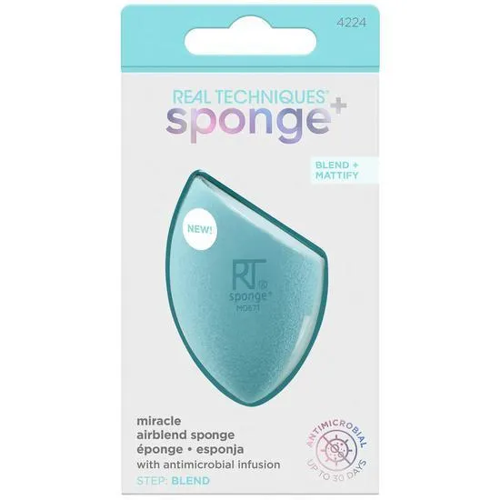 Real Techniques Sponge+ Miracle Airblend Sponge Blue