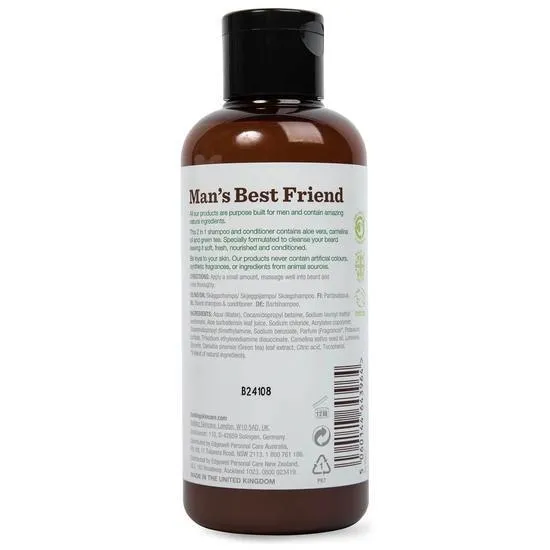 Bulldog Original 2-in-1 Beard Shampoo & Conditioner 200ml