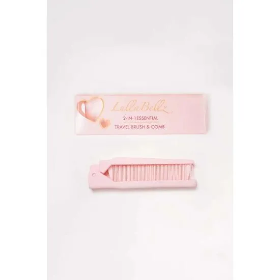 LullaBellz 2-in-1 Folding Comb & Brush