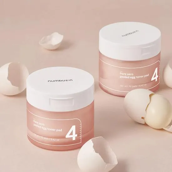 Numbuzin No.4 Pore Zero Peeled Egg Toner Pad