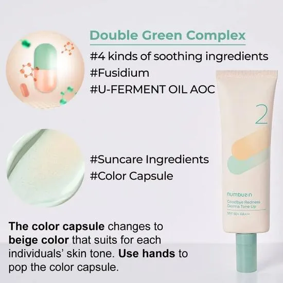 Numbuzin No.2 Goodbye Redness Derma Tone Up 50ml