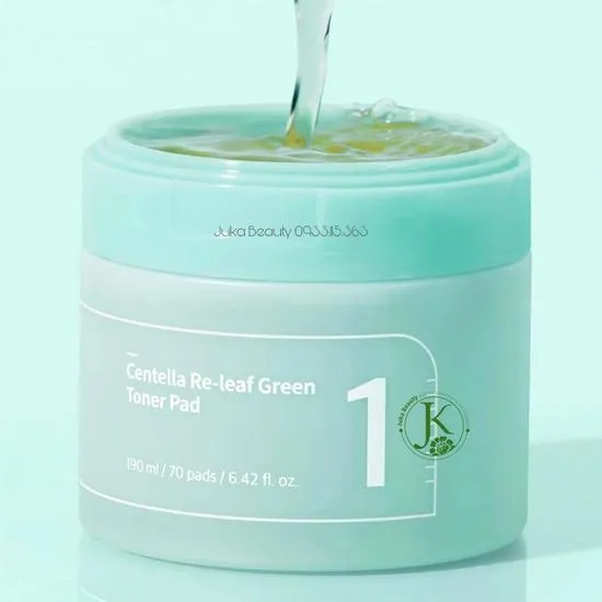 Numbuzin No.1 Centella Re-Leaf Green Toner Pad 70 Pads