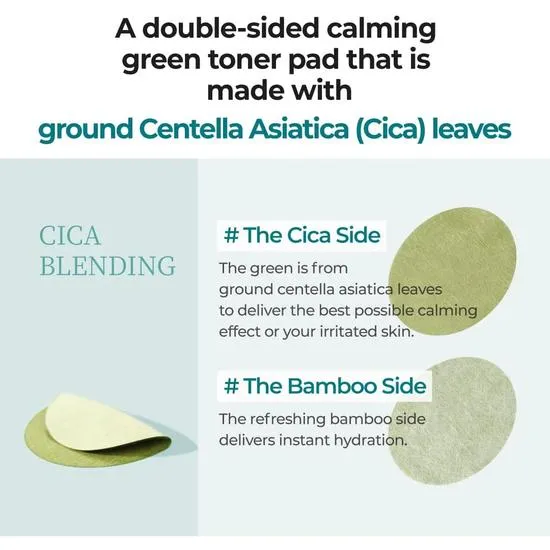 Numbuzin No.1 Centella Re-Leaf Green Toner Pad 70 Pads