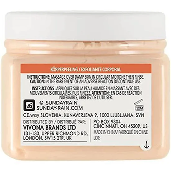 Sunday Rain Day Bliss Body Scrub 250ml