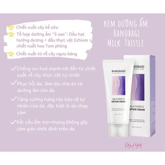 Banobagi Milk Thistle Repair Cream 50ml