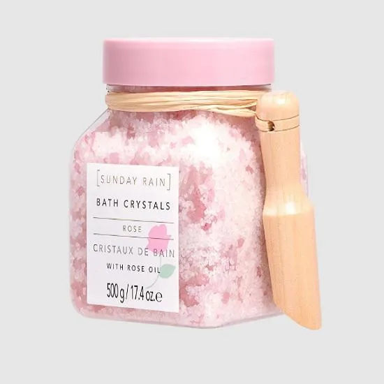 Sunday Rain Bath Crystals Rose 500g