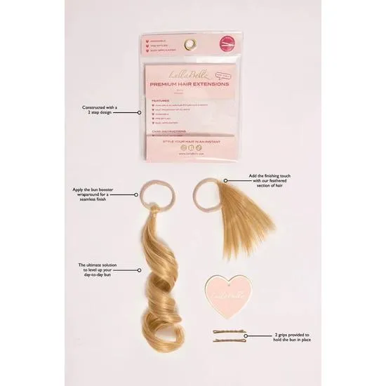 LullaBellz Feathered Bun Booster REDS Copper Red