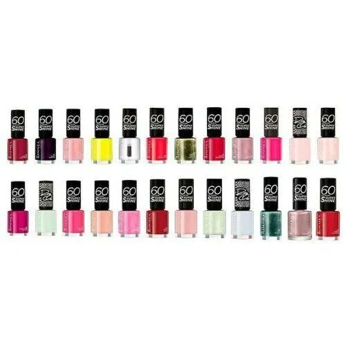 Rimmel 60 Second Rita Ora Super Shine Nail Polish Pack Of 8