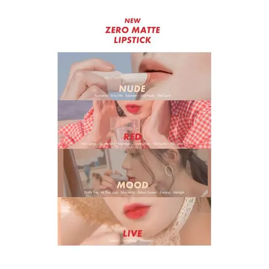 Rom&nd Zero Matte Lipstick 02 ALL THAT JAZZ