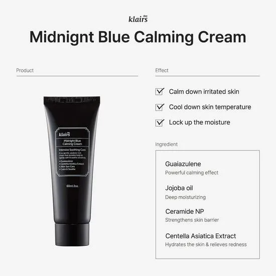 Dear Klairs Midnight Blue Calming Cream 30ml