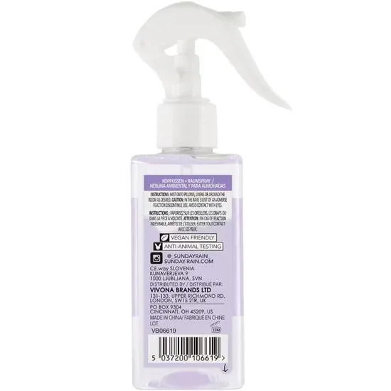 Sunday Rain Sleep Easy Luxury Relaxing Soothing Pillow & Room Mist Spray Lavender & Cedarwood 200ml