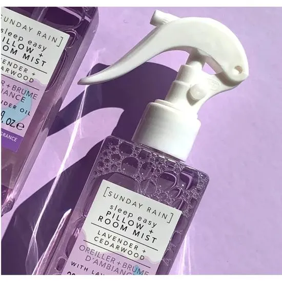 Sunday Rain Sleep Easy Luxury Relaxing Soothing Pillow & Room Mist Spray Lavender & Cedarwood 200ml