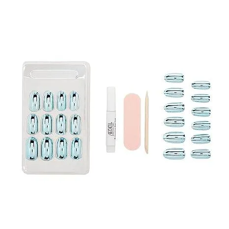 Ardell Nail Addict Metallic False Nails Metallic Blue