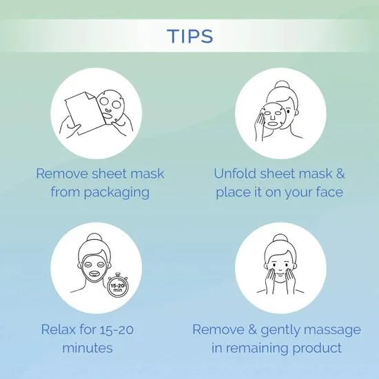 Montagne Jeunesse 7th Heaven 24h Hydration Sensitive Skin Sheet Mask 16g