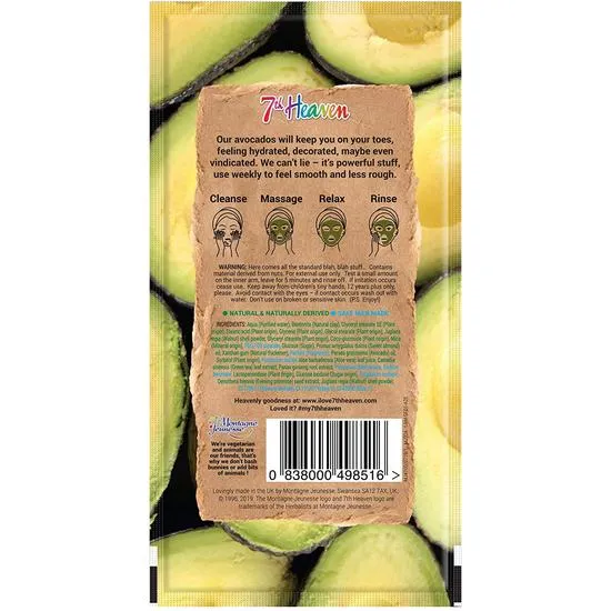 Montagne Jeunesse Superfood Avocado Clay Mask 10g