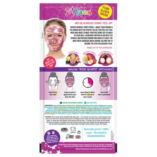 Montagne Jeunesse StarDust Cosmic Rose Quartz Peel Off Mask 10ml