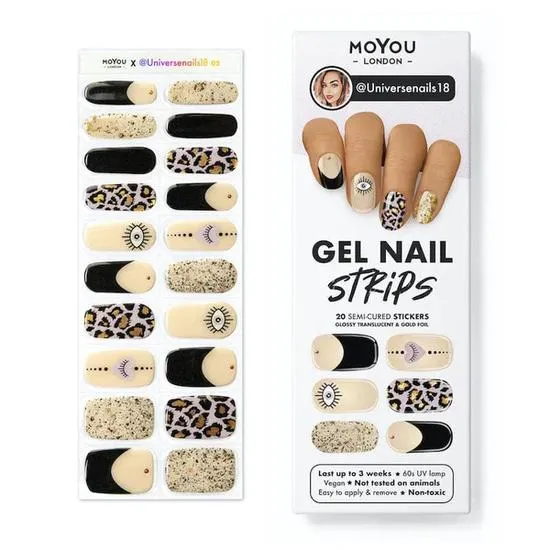 MoYou London Gel Nail Strips UNIVERSENAILS18 02