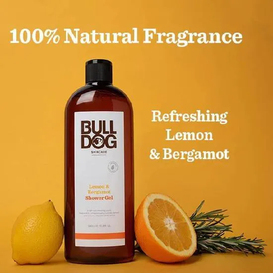 Bulldog Lemon & Bergamot Shower Gel 500ml