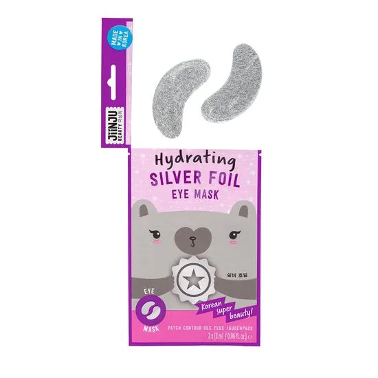 JiinJu Beauty Jiinju Hydrating Silver Foil Under Eye Mask Pack of 5