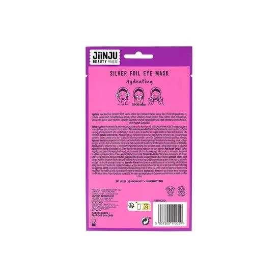 JiinJu Beauty Jiinju Hydrating Silver Foil Under Eye Mask Pack of 5