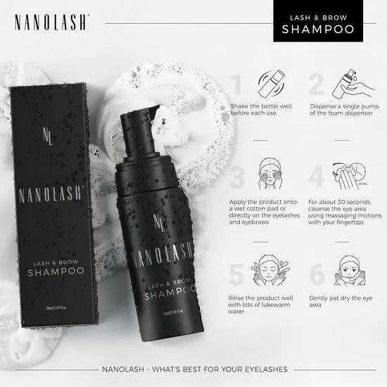 Nanolash Lash & Brow Shampoo 50ml