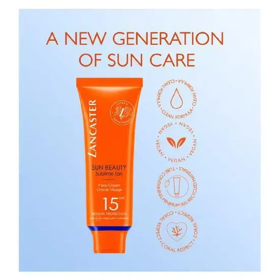 Lancaster Sun Beauty Sublime Tan Face Cream SPF 15 50ml