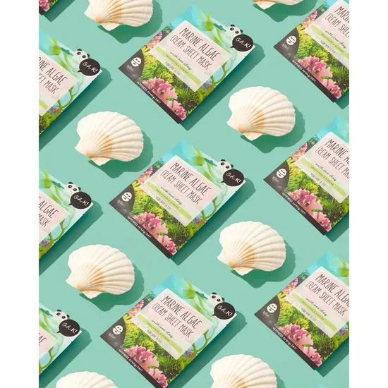 Oh k! Marine Algae & Sea Clay Cream Sheet Mask Pack of 5