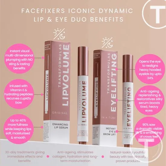 Transformulas Face Fixers Iconic Lift & Plump Duo