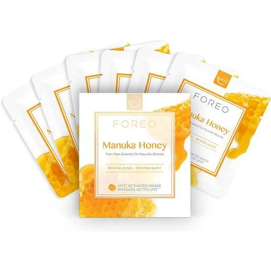 FOREO UFO Manuka Honey Revitalising Face Mask Pack of 3
