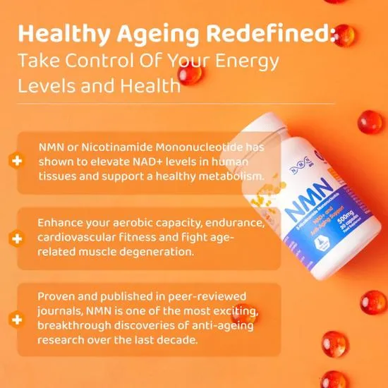 NMN Bio NMN 500mg Capsules 30 Capsules