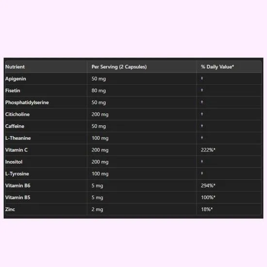 NMN Bio NAD+ Brain Capsules 90 Capsules
