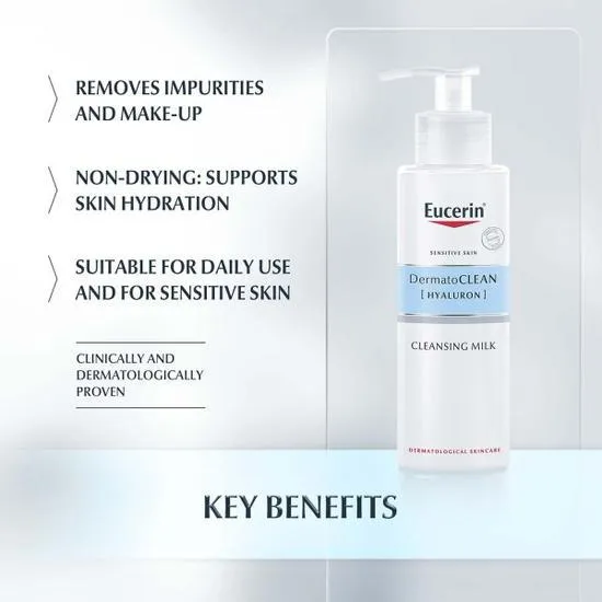 Eucerin DermatoCLEAN Hyaluron Cleansing Milk 200ml