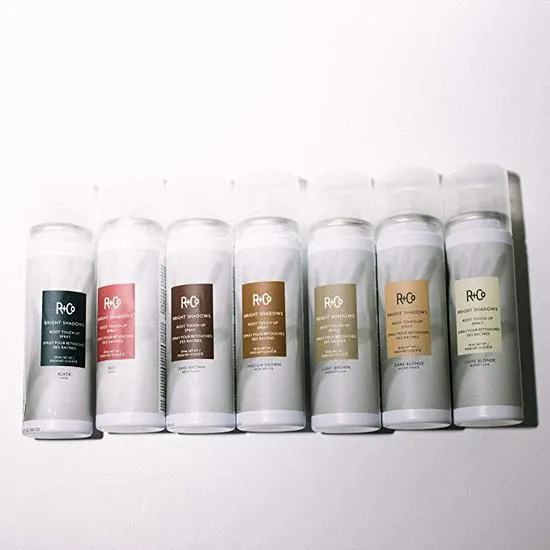 R+Co Bright Shadows Root Touch-Up Spray Black