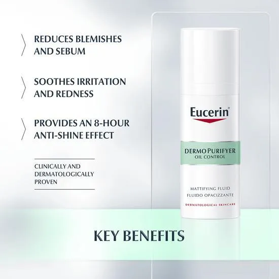 Eucerin DermoPurifyer Oil Control Mattifying Fluid 50ml