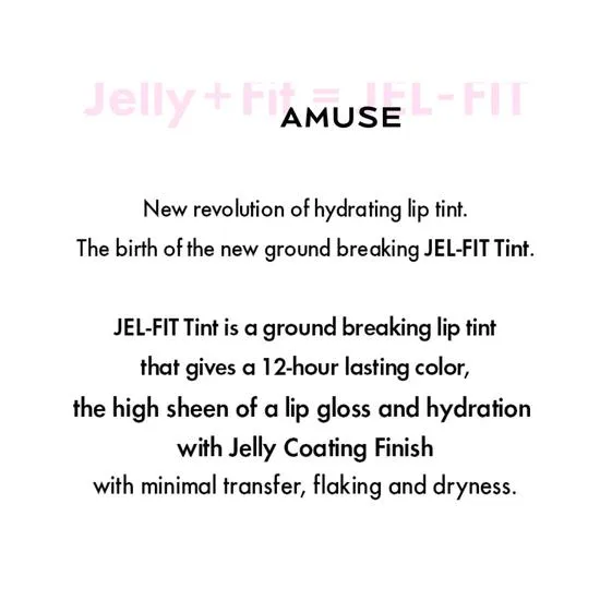 Amuse Jel-Fit Tint Lip Balm 01 Boksoonga Jelly