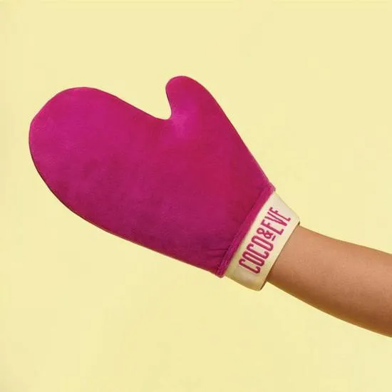 Coco & Eve Sunny Honey Soft Velvet Tan Mitt