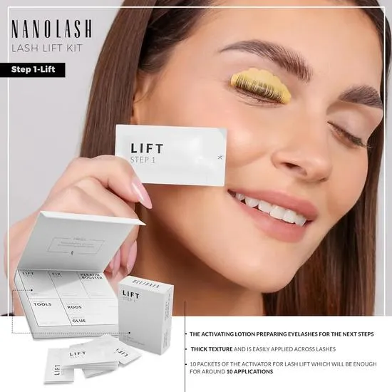 Nanolash Step 1 Lift Sachets Lash Lift & Lamination Activator 10 Sachets