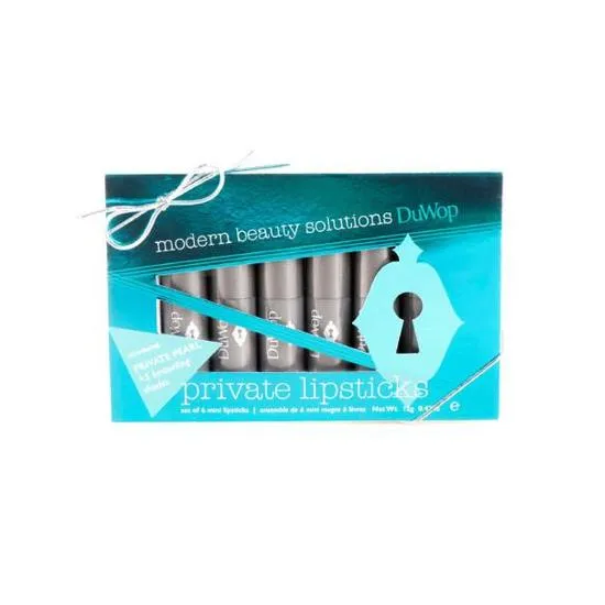 DuWop Mini Private Lipstick Collection 5 x 1.1g
