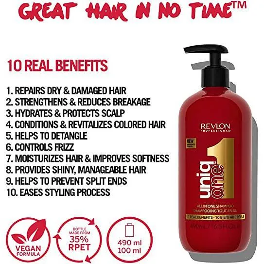 Revlon Professional Uniq One Conditioning Shampoo 490ml