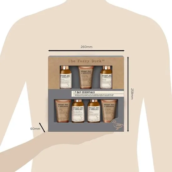 Baylis & Harding Bergamot, Hemp & Sandalwood 7 Day Essentials Gift Set Pack of 1