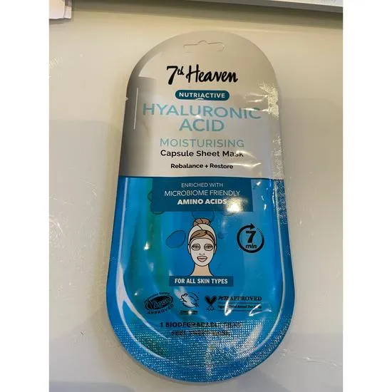 Montagne Jeunesse Nutriactive Hyaluronic Acid Sheet Mask Single Mask