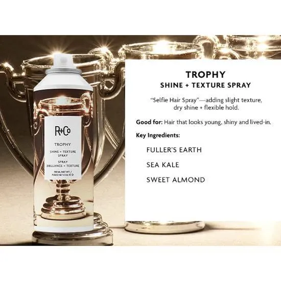 R+Co Trophy Shine + Texture Spray 56ml