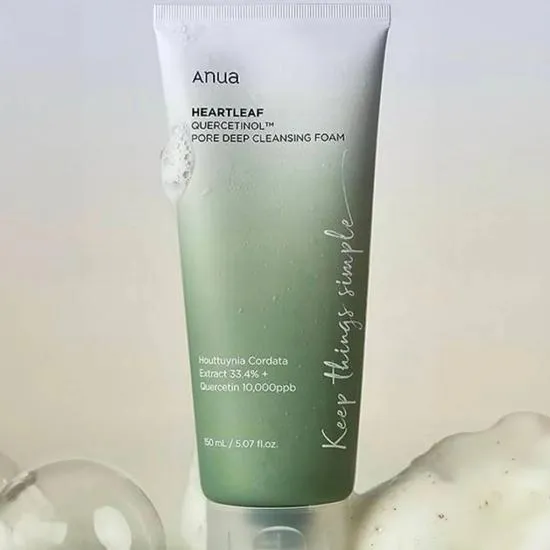 ANUA Heartleaf Quercetinol Pore Deep Cleansing Foam 150ml