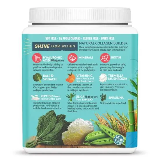 SunWarrior Collagen Building Protein Peptides Unflavoured 500g