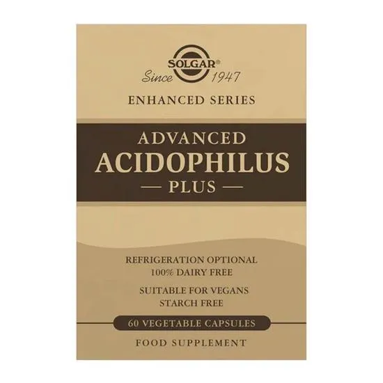 Solgar Advanced Acidophilus Plus Vegetable Capsules x 60