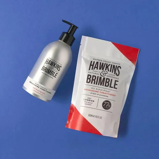 Hawkins & Brimble Nourishing Conditioner Refill Pouch: 250ml