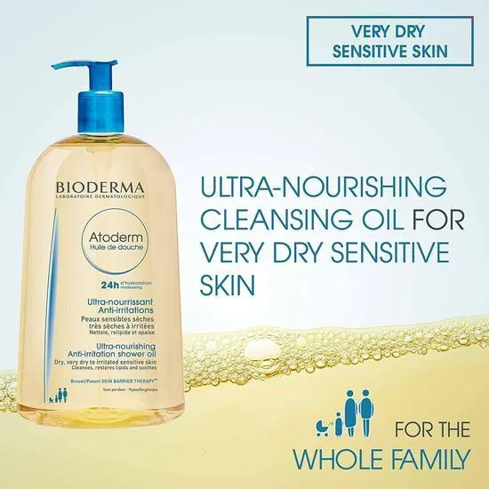 Bioderma Atoderm Huile De Douche Ultra-Nourishing Anti-Irritation Cleansing Oil 200ml