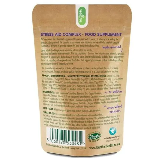 Together Health Stress Aid Complex Vegicaps 30 Vegicaps