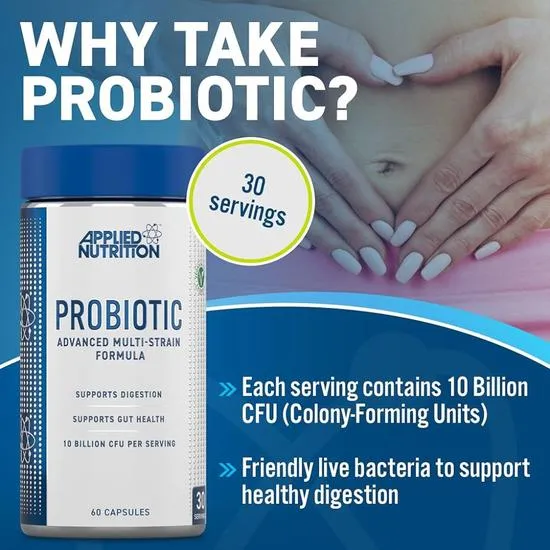 Applied Nutrition Probiotic Capsules 60 Capsules