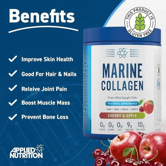 Applied Nutrition Marine Collagen Cherry Apple 300g